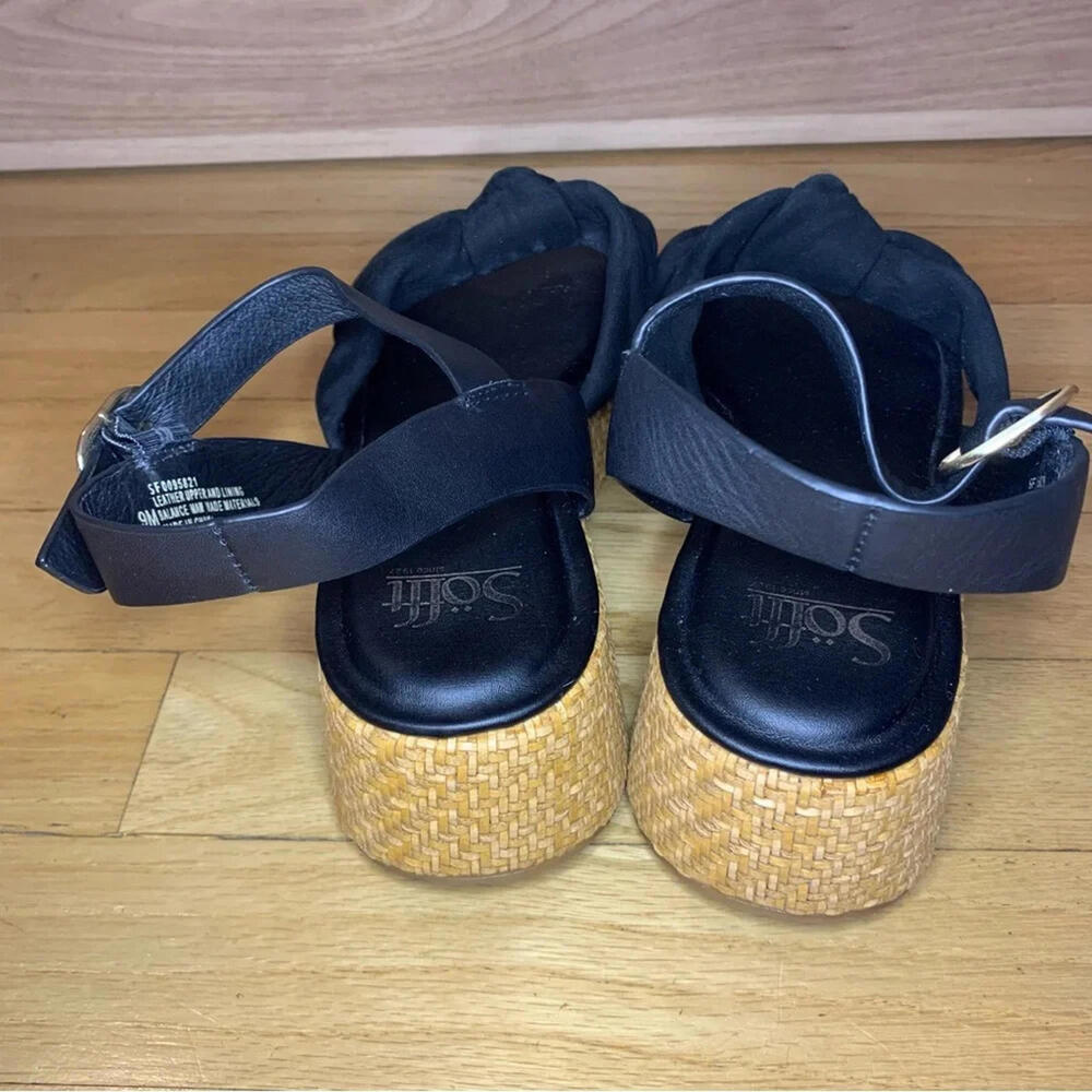 Sofft Farah Platform Sandals in Black - Size 9 - Picture 4 of 7